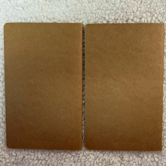 Moleskine Cahier 8.25" x 5" Soft Lined/Ruled Kraft Pocket Notebooks - Set of 2 - Picture 3 of 8